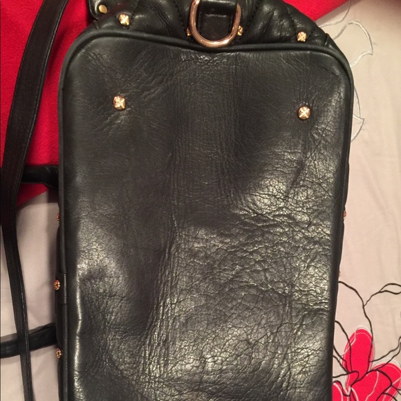 Rebecca Minkoff: Black leather & rose gold bag - Picture 6 of 8